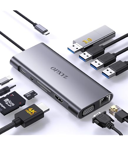 Amazon.com: Feeltek Mega-Dock 11 in 1 USB-C Hub USB-C PD up Amazon.com: Feeltek Mega-Dock 11 in 1 USB-C Hub USB-C PD up